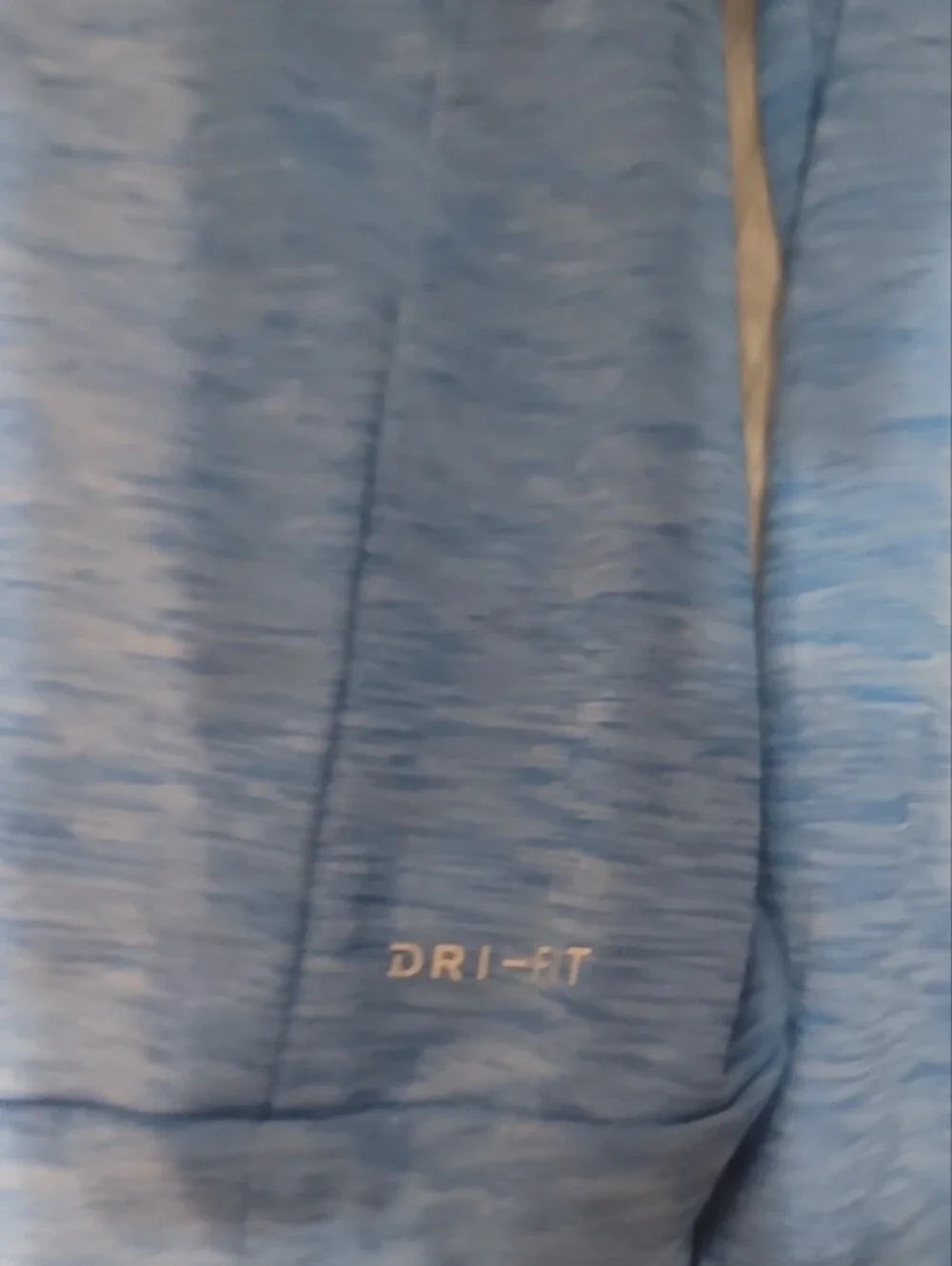 Nike Light Blue Hoodie with Dark Blue Swoosh Youth Xl Dri Fit